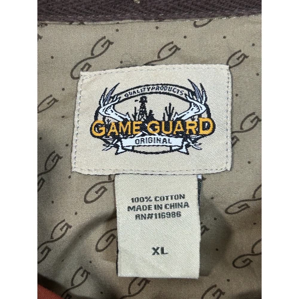 Game Guard Competition Shooter Shirt Mens XL Button Down Terra Cotta Hunting - Picture 11 of 11